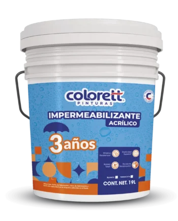 Colorett® Impermeabilizante acrílico 3 años